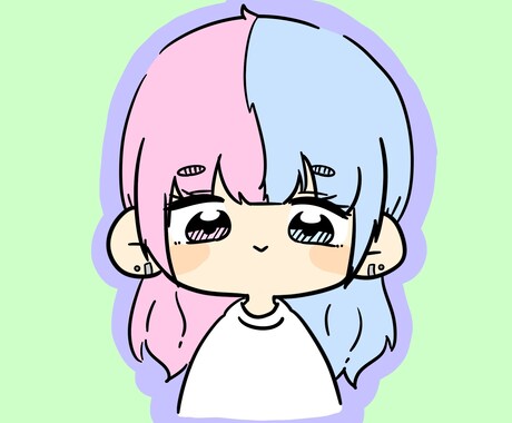 SNSに使える可愛いアイコン描きます 自分がイメージしたキャラをアイコンに！！ イメージ2