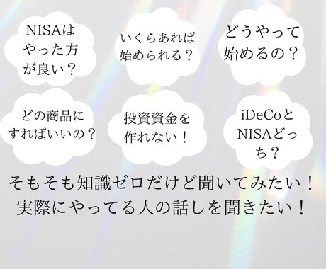 新NISAのお悩み解決します 新NISAの不安や疑問を解消！！ イメージ2
