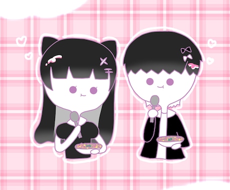 夢絵・コテ同描きます ゆるい絵柄でかわいい夢絵・コテ同です イメージ2