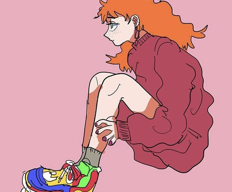 女の子の絵やSNSのアイコンを描きます イラストやSNSのアイコンを書かせていただきます。 イメージ2