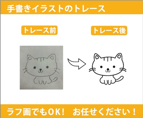 画像をAiデータ化いたします 格安！迅速！丁寧！なトレースはお任せください！ イメージ2