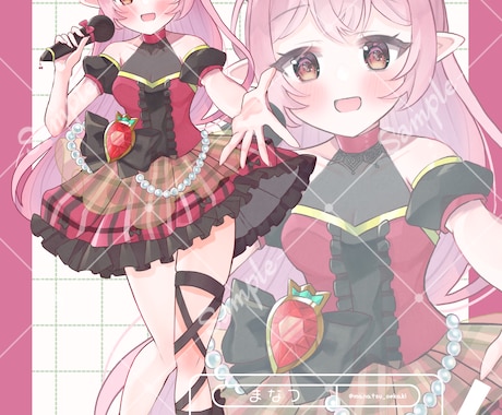 魅力的な立ち絵を描きます TRPG、配信用立ち絵などにどうですか？ イメージ2
