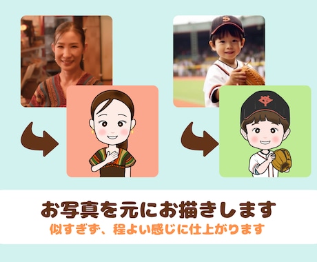 SNS・HP用ビジネスアイコン描きます やさしく誠実で信頼される第一印象に イメージ2