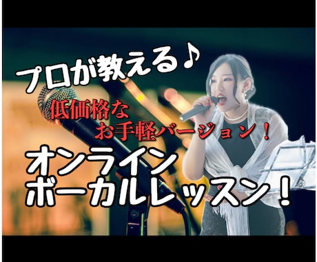 顔出し無しOK！プロ講師から本確ボイトレ学べます プロが貴方の為だけに考えた、本格的なボイトレ方法を送りします イメージ1