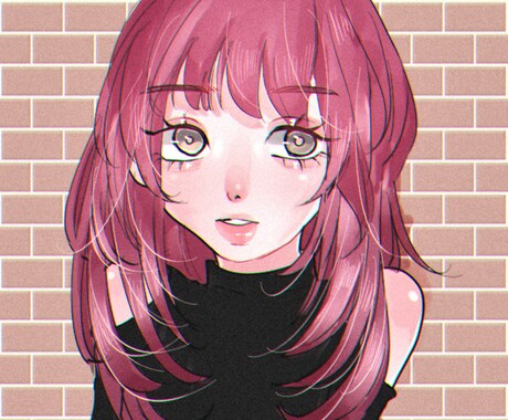 可愛い女の子描きます SNS用のアイコンをご依頼受付中です！ イメージ1