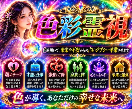 視えすぎる霊視｜運命、視切ります 仕事。恋愛。金運。運命迷子のあなたを、ここで卒業させます イメージ1