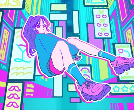 商用利用可★フリーイラストに合わせた人物を描きます フリーイラストの雰囲気に合わせてそれっぽく描きます！ イメージ2
