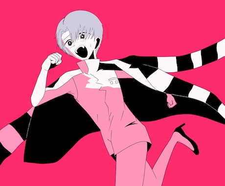 歌ってみた・ボーカロイド楽曲等のイラスト描きます 歌ってみた動画サムネイル、MV用の本家風イラスト イメージ1