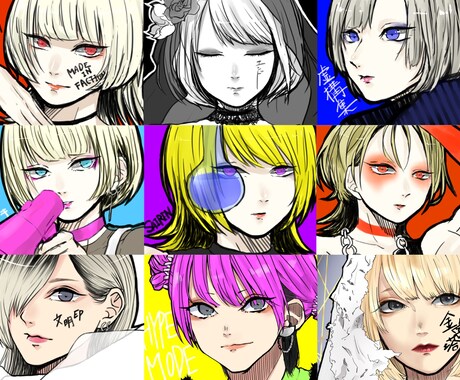 アイコン、サムネイルなどのイラスト描きます イメージ1