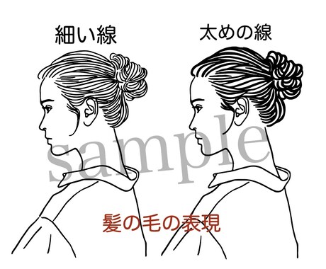 お気に入りのお写真をモノクロ線画にいたします こちらは胸から上のイラストです。お気軽にお声掛けください。 イメージ1