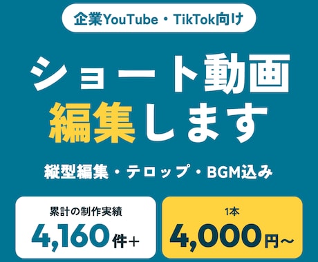 企業のショート動画を編集します イメージ1