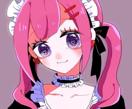 かわいい女の子描きます アイコンなどのご使用にいかがですか♪ イメージ1