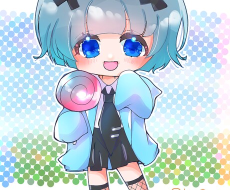 かわいい ＆かっこいいアイコン制作致します 透明感と癒しなイラストをアイコンにして目立っちゃお イメージ2