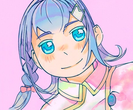 一律 1500円！水彩風のSNSアイコン描きます 一律1500円でSNSで使えるアイコンのイラストを描きます イメージ1
