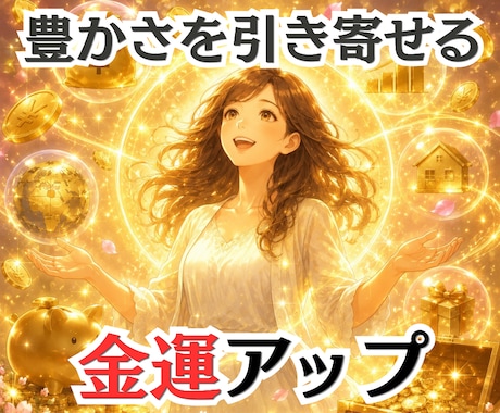 金運覚醒✨豊かさを引き寄せる遠隔ヒーリングをします ✨金運アップをして豊かさを受け取れるあなたへエネルギー調整✨ イメージ1
