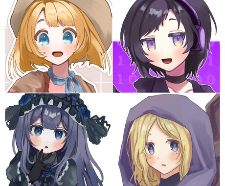 かわいい女の子お描きします 4月以降のご依頼募集中。あたたかい雰囲気の女の子が得意です！ イメージ1