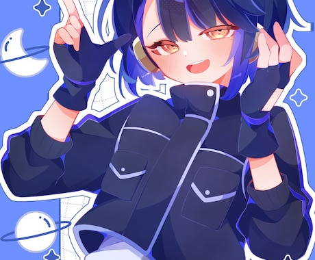お安めに！キラキラ可愛いイラスト描きます 商用利用OK！用途に合わせたあなただけのイラスト描きます イメージ2