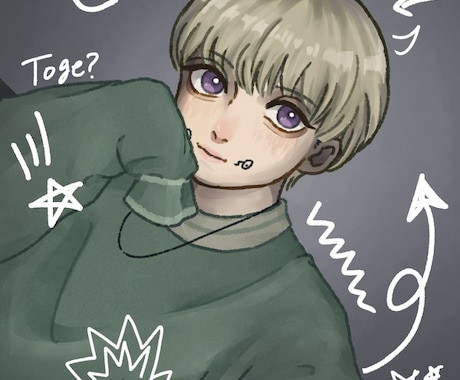 男女問わず可愛いイラスト描きます 納品したイラストは公開致しません イメージ2