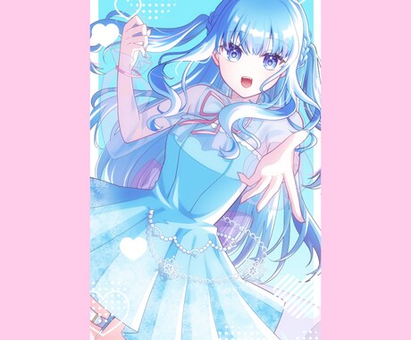 一枚絵、サムネや動画用イラスト等制作します 記念絵やサムネイルにいかがでしょうか？ イメージ2