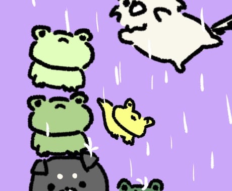 癒されるゆるかわ動物・キャラアイコン描きます LINEやInstagramなどのアイコンに！ イメージ1