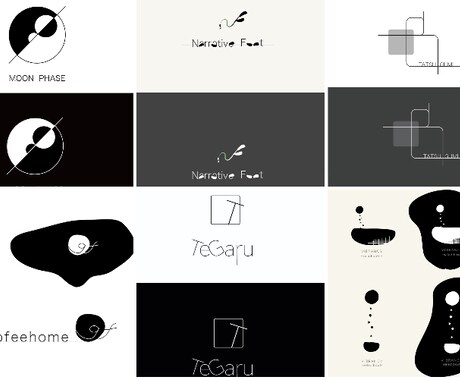 シンプル、スタイリッシュなロゴをデザインします ロゴデザイン、シンボルロゴ、イニシャルロゴなど イメージ2