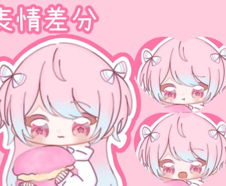 ゆるふわミニキャラアイコン描けます イメージ1