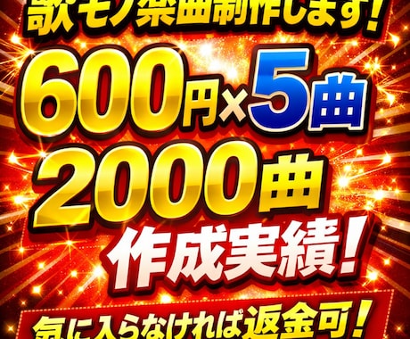 YouTube動画配信オリジナルBGMを作成します Spotify等で楽曲配信中の制作者が丁寧に対応！ イメージ1