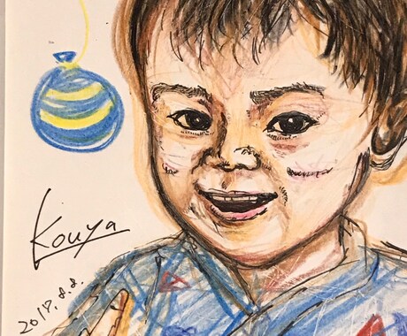 手描き似顔絵描きます お子様や記念日、アーティストへのプレゼントに♪ イメージ2
