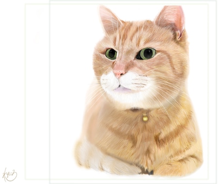 シンプルな猫のイラストを描きます 猫を中心に色鉛筆画やアイコンを描きます！ イメージ1