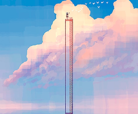 雰囲気のある背景付きのイラスト制作致します 雰囲気のある色彩、優しい絵柄でＣＤ、本の表紙等に最適 イメージ2
