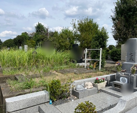 お墓参り前の除草剤の散布いたします そろそろお墓に行こうかな？その前に除草剤散布＆撮影いたします イメージ1