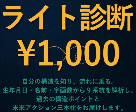 占い・鑑定| 貴方だけの【運命の攻略本】を作ります 膨大なデータと独自のAI分析で導く【新時代の運命鑑定】 イメージ1