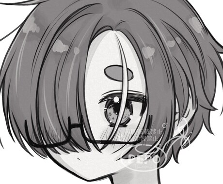 破格かつ納品早めで可愛いSNSアイコン描きます 納品3日ほどで簡易的で可愛いイラストをお届けいたします イメージ2