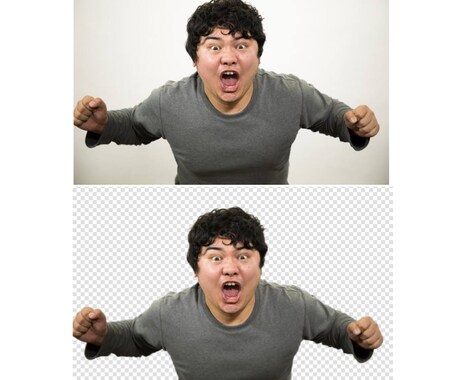 写真の背景を透過します 写真の不要な背景などを切り取ります イメージ2