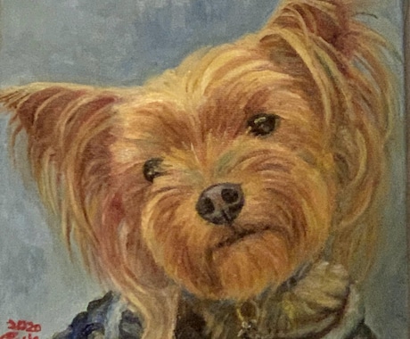 写真から愛犬の似顔絵を描きます 大切な家族の一枚を形に虹の橋を渡った子の思い出にいかが？ イメージ2