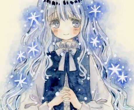 ハガキサイズの透明水彩イラストをお届けします 透明水彩イラストの原画をお届けいたします。 イメージ1