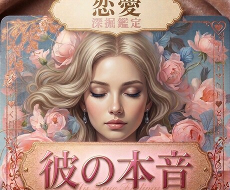 恋愛鑑定♥彼の気持ちをサクッ占います お相手の今の気持ちを読み解き占います✨ イメージ1