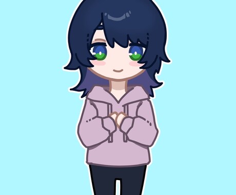 シンプルで可愛いミニキャラを描きます アイコンとしても使える可愛いイラストを描きます！ イメージ2