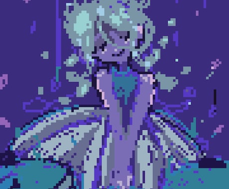 他にないかも？不思議なドット絵ガチャ引けます 好きな要素を3つ答えるだけ！どんな絵になるかはお楽しみ？ イメージ2