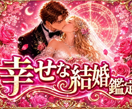 幸せな結婚への道を鑑定します 結婚運とご縁の流れを読み解きます イメージ1