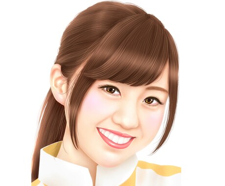 超リアル似顔絵きれいに描きます アイコン、プレゼント、宣伝、記念にきれいにあなたを描きます イメージ2