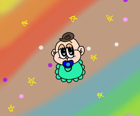 SNSアイコンやイラストを作成します ポップ調なオリジナルキャラクターイラストです イメージ2