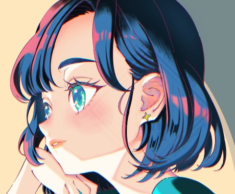 素敵なアイコンイラストお描きします アイコン・ミニキャラ（全身）お描きします！ イメージ2
