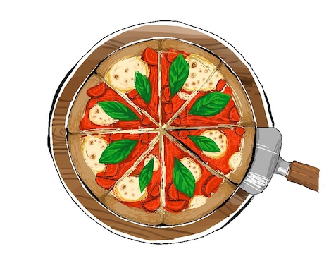 お洒落な料理のイラストを作成します カフェごはんイラストでメニューを華やかに◎【商用利用可】 イメージ2