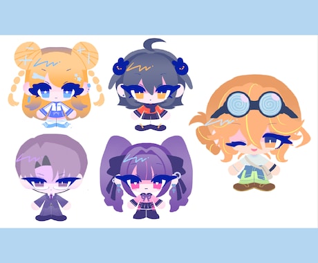 ぷにっと動くSDキャラを制作ます 配信や動画で使えるSDキャラ制作！ イメージ2