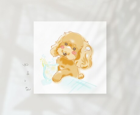 抜け感がクセになる！動物ゆるかわアイコンつくります 他にはないゆるキャライラストであなたに釘づけ！ イメージ1