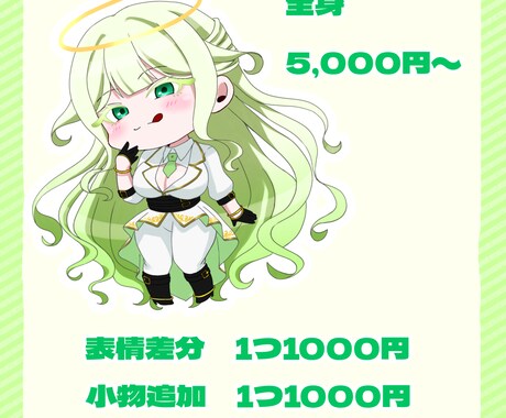 かわいいミニキャラ作成します かわいいミニキャラの全身イラスト描きます！！ イメージ2