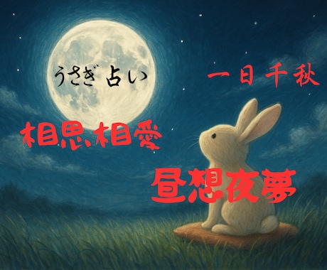 うさぎの占い❣️タロット＋ルノルマンで恋を導きます 恋人/復縁/未来/複雑愛/片想い…あなたの恋を応援します✨ イメージ2