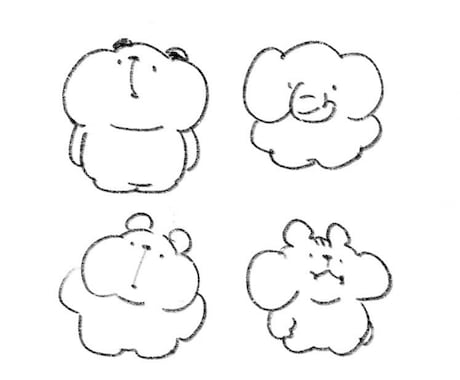 アナログ風のかわいい動物イラストを制作します SNSのアイコンにお悩みの方へ、癒しで周りと差をつけます！ イメージ2