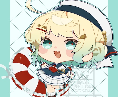 商用利用可！可愛いデフォルメイラストを作成します アイコンや動画内イラストなどにご利用ください。 イメージ2